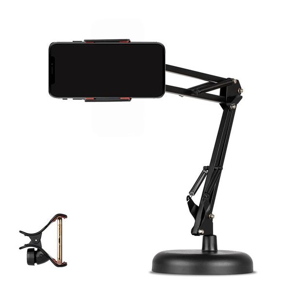 

cell phone mounts & holders foldable holder deskstands brackets lazy mobile tripods stand for recording live video bloggers