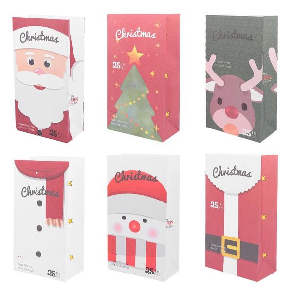 

gift wrap 1 set of paper bags colorful present christmas candy with linen rope