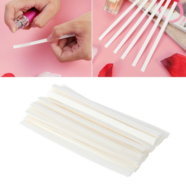 

200pcs fragrance perfume essential oils test tester paper strips (white) lamps