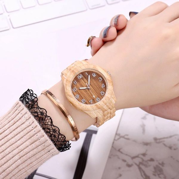 

wristwatches men's watch wood watches men clock business luxury scolor optional with stainless steel band, Slivery;brown