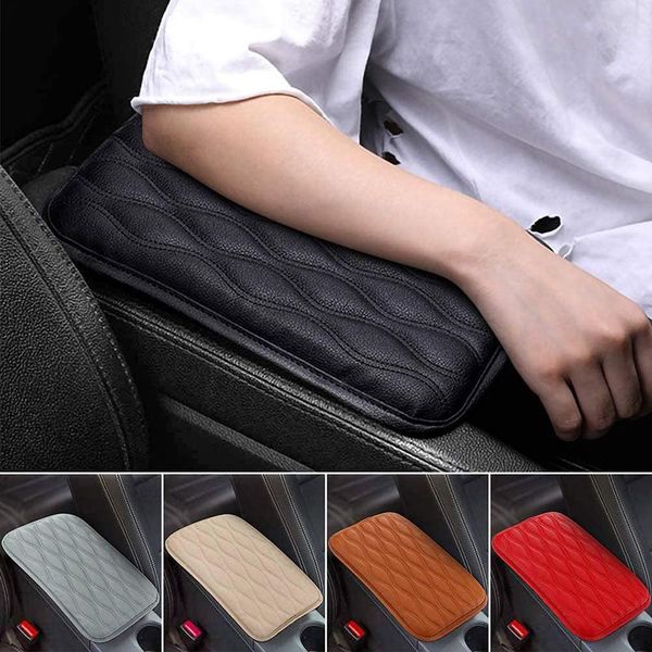 

seat cushions universal car center console cover pad armrest box leather auto