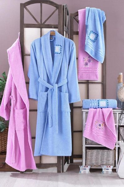 

towel soapy lace bathrobe set