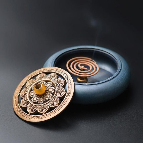 

fragrance lamps incense burner fine copper sandalwood ancient censer indoor air purifying teaism exquisite handicrafts