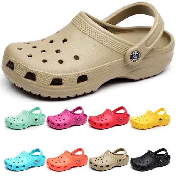 

427 hotsale fashion Sandals Slip On Casual Beach Waterproof Shoes men Classic Nursing Clogs Hospital Women Slippers Work Medical, 1 36-42