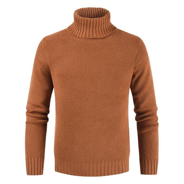 

men's jackets fashion high neck sweater, Black;brown