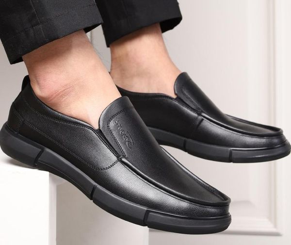 

arrival men classic business formal shoes leather oxford dress, Black