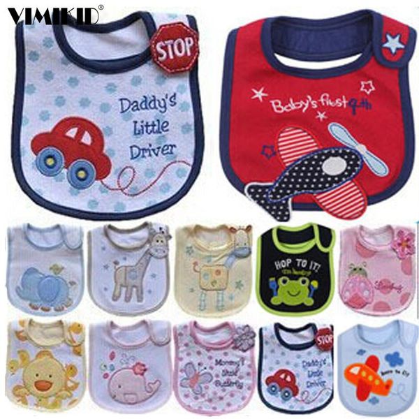 

hair accessories baby bib maternity supplies children summer cotton cartoon, Slivery;white