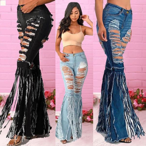 

womens pants fashion womans clothes indie denim trousers woman women designer jeans femme mom black high waisted plus size unique ripped fem, Blue