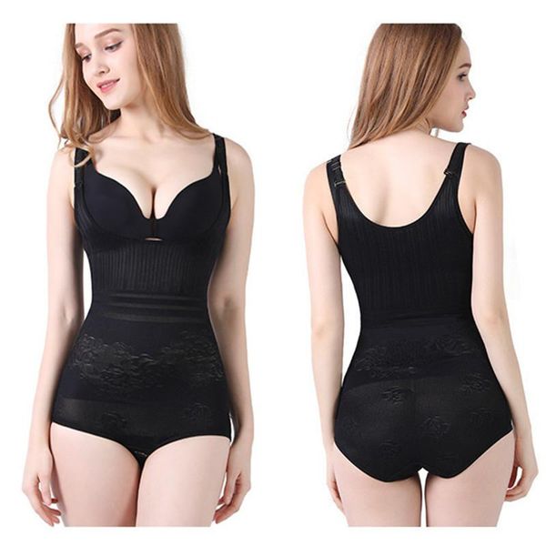 

women's shapers women bodysuits slimming waist trainers tummy control shaper postpartum body recovery womens black shapewear bodysuit, Black;white
