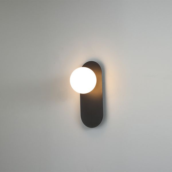 

luxury wall lamp , modern style, campus industrial wind glass ball, living room corridor bar small lighting