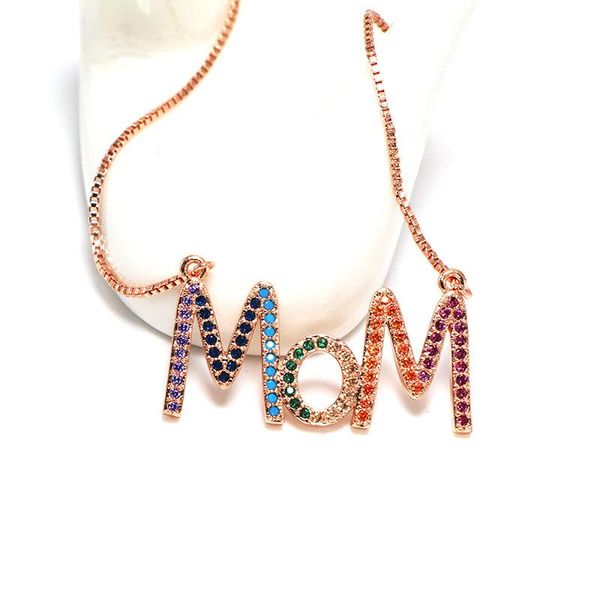 

fashion mom stainless steel chain necklace silver color necklaces pendant jewelry mujer mother's day christmas gift chains