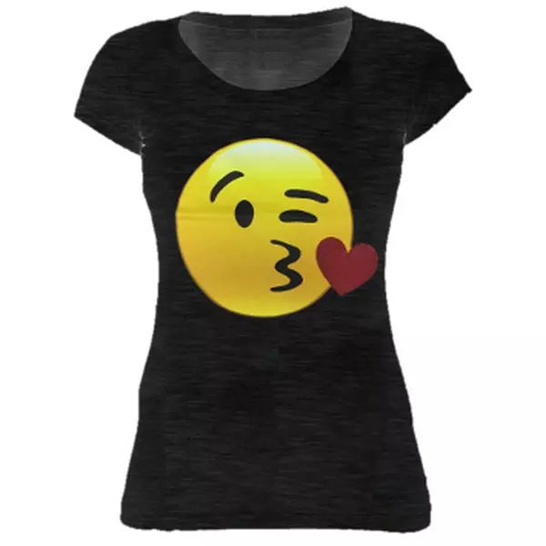 

t-shirt lady nightlife 87 kiss black, White;black