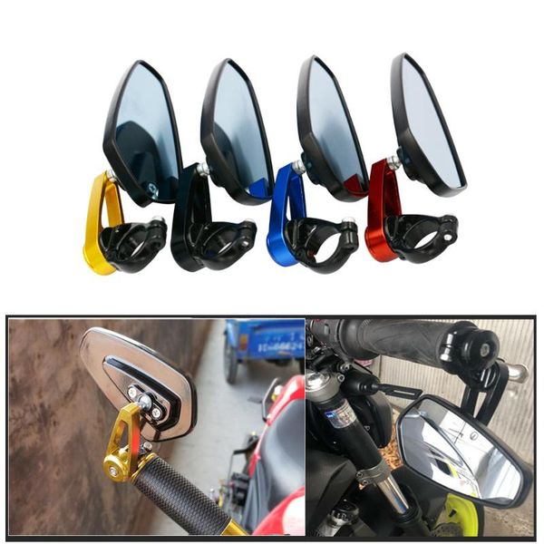 

motorcycle mirrors 2pcs/set of 22mm cnc all-aluminum reflective rearview mirror for motor cycle