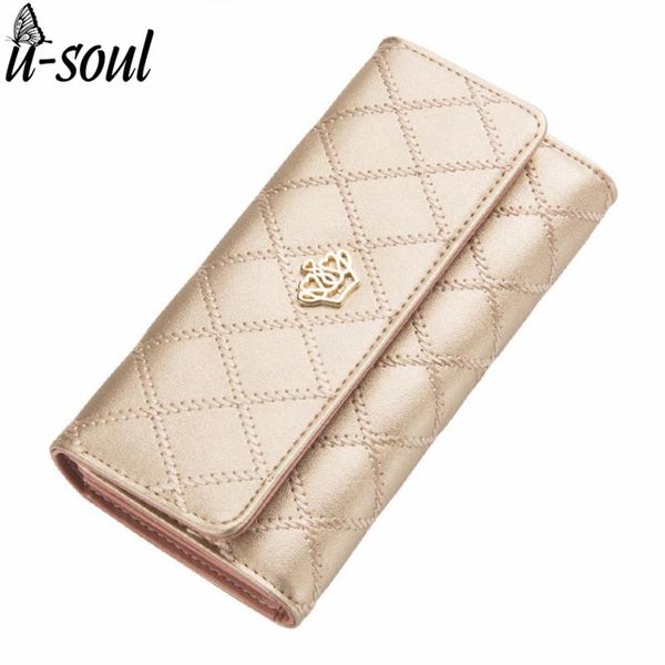 

wallets fashion women good quality pu leather purse long design female clutches casual zcp233kk, Red;black