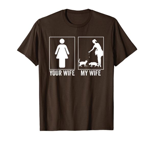 

Funny Cat Lovers Gift: Your Wife My Wife T-Shirt, Mainly pictures
