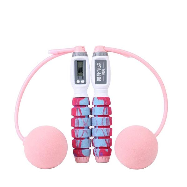 

jump ropes outdoor fitness smart rope calorie counter weighted bearing adjustable speed long handle skipping