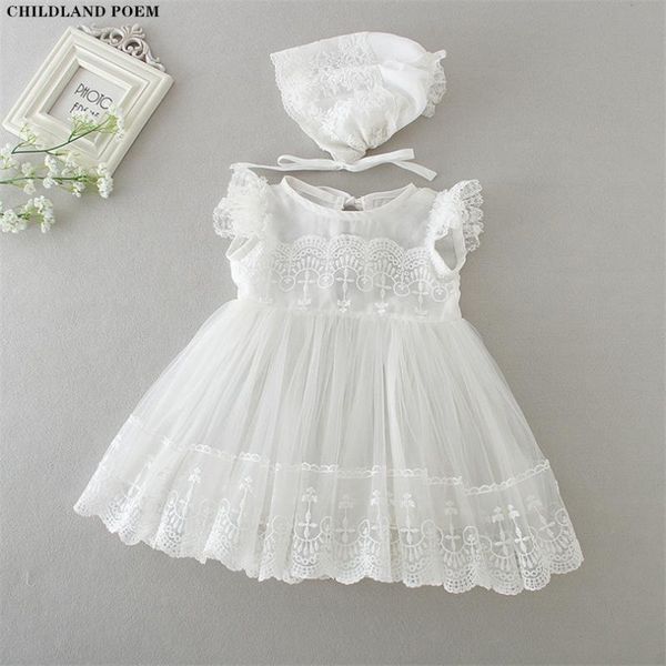 

girl's dresses baby girls dress for wedding party summer lace princess 1st birthday infant baptism christening gown, Red;yellow