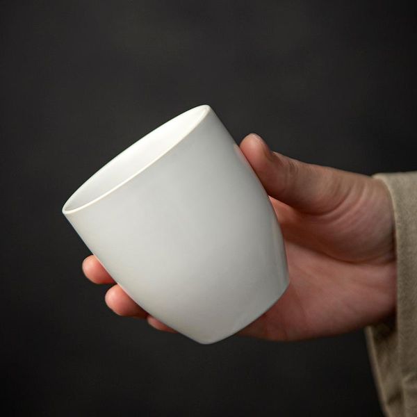

cups & saucers luwu chinese ceramic tea cup matte porcelain teacups drinkware 210ml