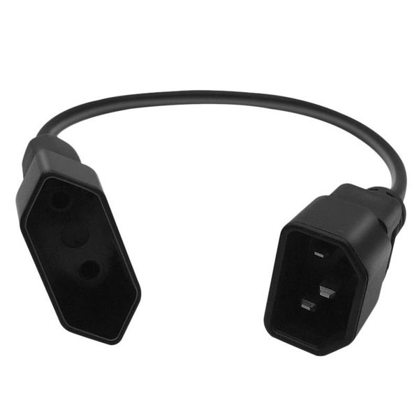 

computer cables & connectors power adapter cord , iec 320 c14 male plug to european cee 7/16 2pin female cable for ups pdu