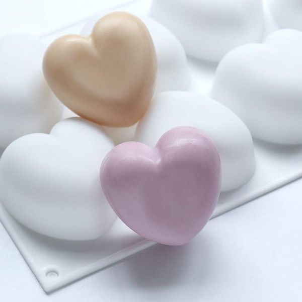 

craft tools handmade heart 3d soap molds silicone for making chocolate fondant resin moulds supplies mold