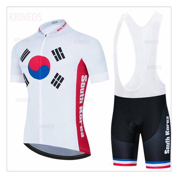 

korean cycling clothes road mountain bike tights breathable quick-drying comfortable soft polyester triathlon racing sets, Black;blue
