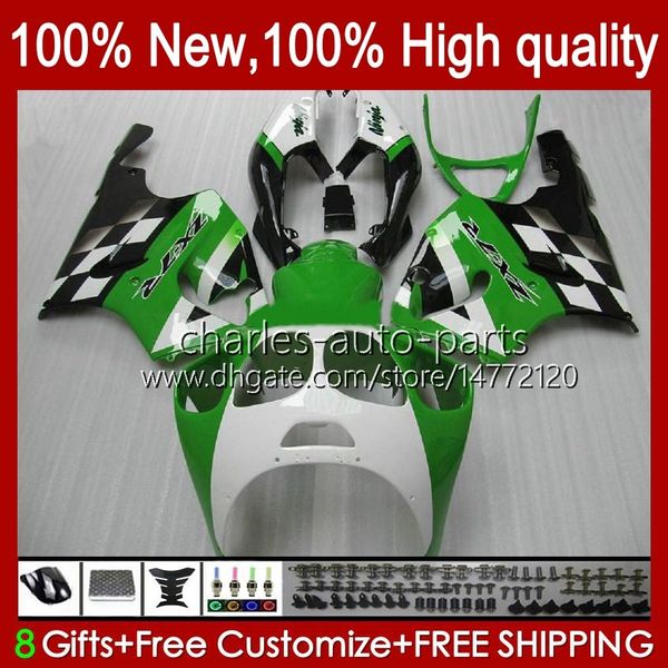 Bodys Kit para Kawasaki Ninja ZX-7R ZX750 ZX 7R 96 97 98 99 00 01 02 03 Bodywork 28HC.59 ZX-750 ZX 7 R ZX 750 ZX7R 1996 1997 1998 1999 2003 2003 Fairings Verde Lustroso Novo