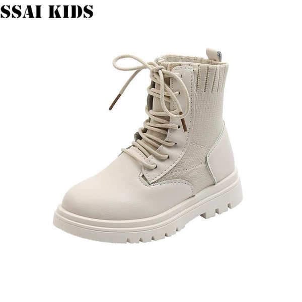 

autumn children' boots british style black princess short student non-slip girls, Black;grey