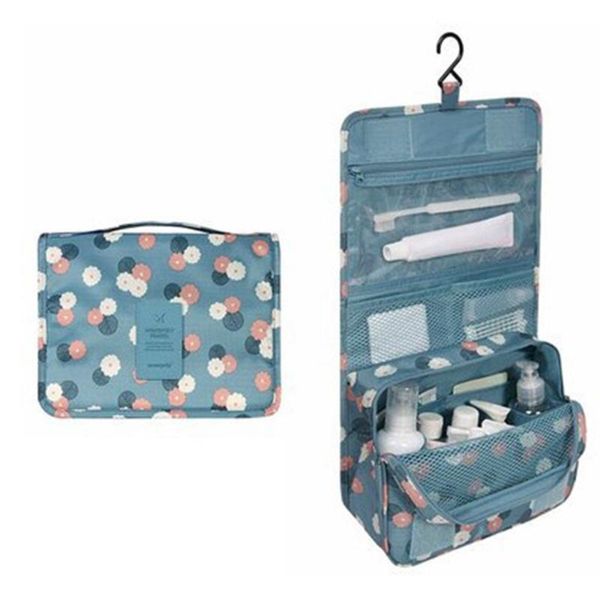 

travel cosmetic bag women makeup bags toiletries organizer waterproof storage neceser hanging bathroom wash & cases