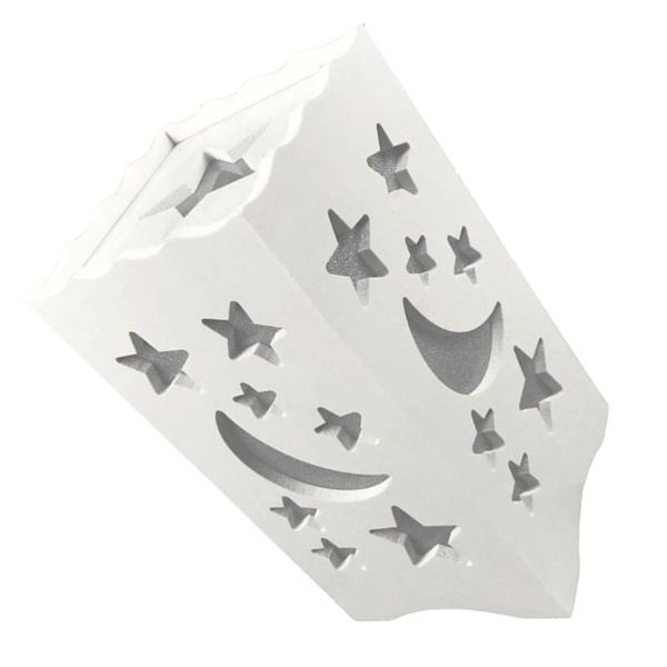 

candle holders 1pc stars and moon hollowed night light table engraving for bedroom