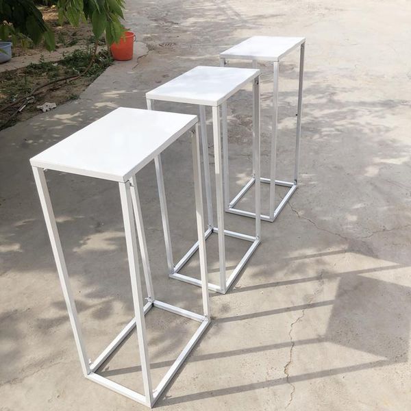 

party decoration creative wrought iron geometric road guide wedding arch flower stand background layout t stage home