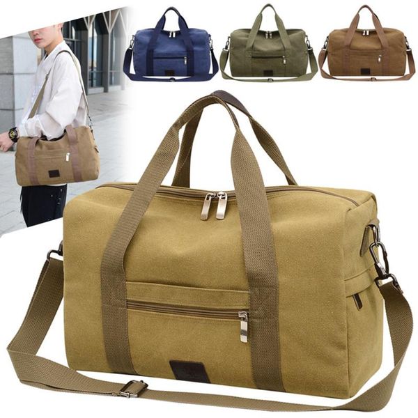 

duffel bags 2021 men's fashion leisure travel portable canvas tote cross-body classic handbag men messenge