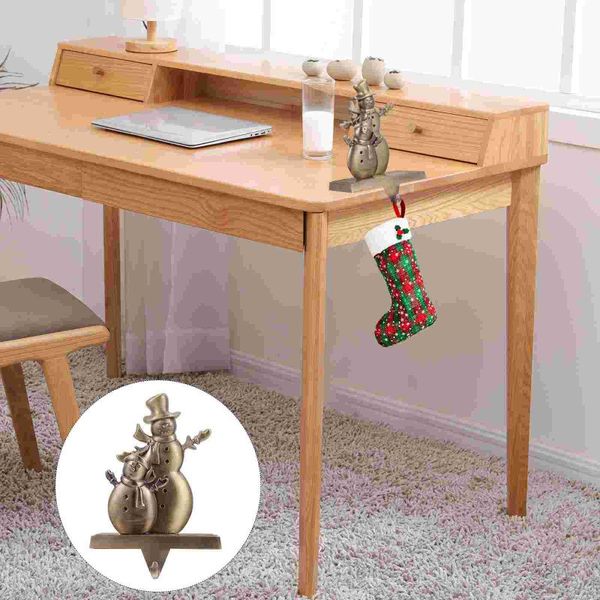 

hooks & rails 1pc xmas stocking holder christmas hanger fireplace hanging hook