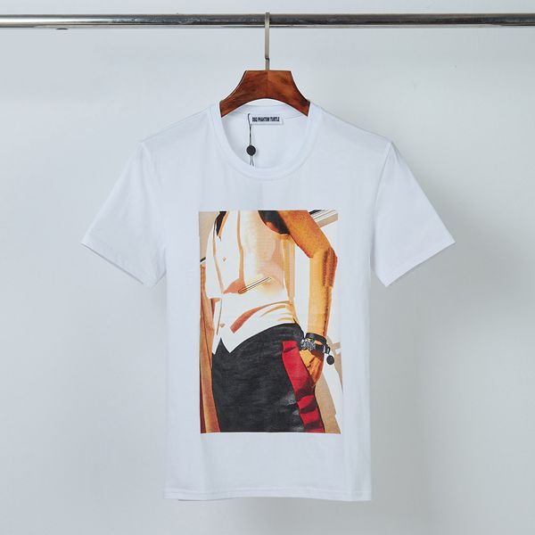 

men's t-shirts phantom turtle ss mens designer t shirt paris fashion tshirts summer pattern t-shirt male 100% cotton 1259, White;black