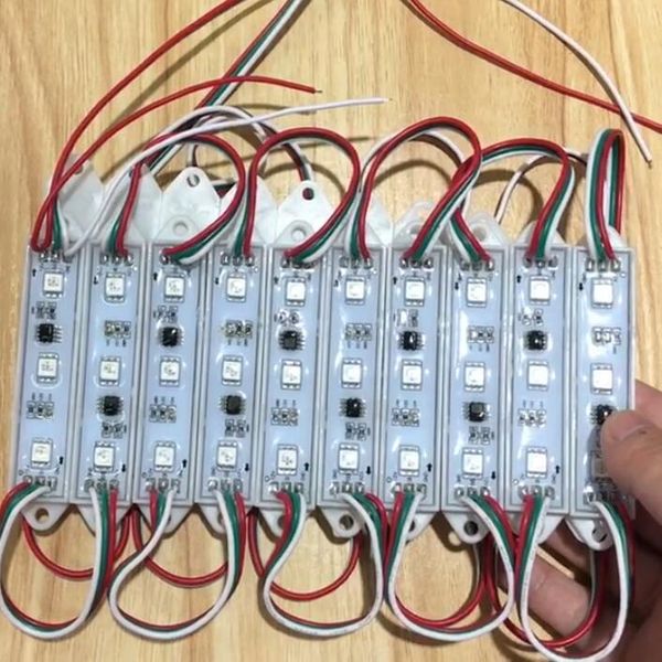 

module waterproof pixel digital garden light 3led dmx dc12v smd rgb string multi color modules led
