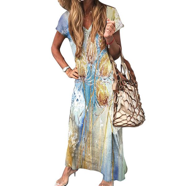 

factorywqsx w96w581 summer print dress short sleeve, White;black