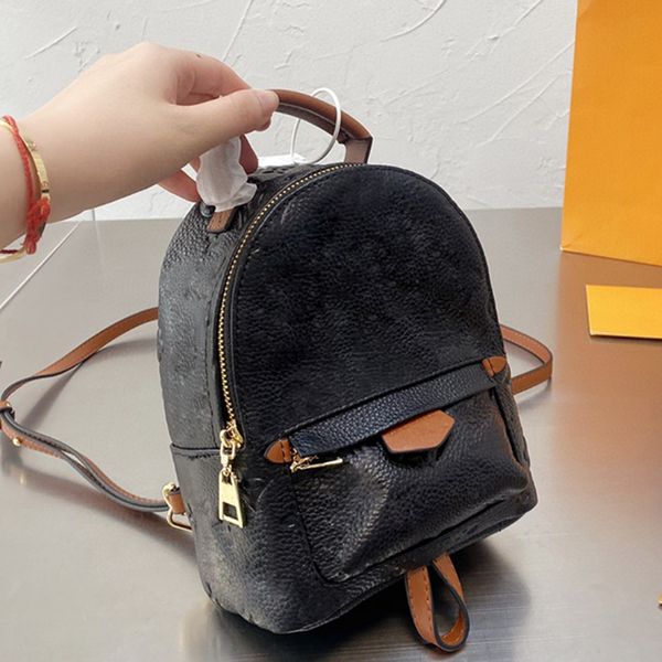 

designer backpack embossing messenger bag genuine leather tote handbag shopping bags shoulder wallets