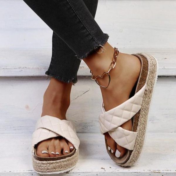 

slippers fashion summer women sandals plus size 35-43 wedges shoes mujer feminino 2021 sell zapatos de, Black