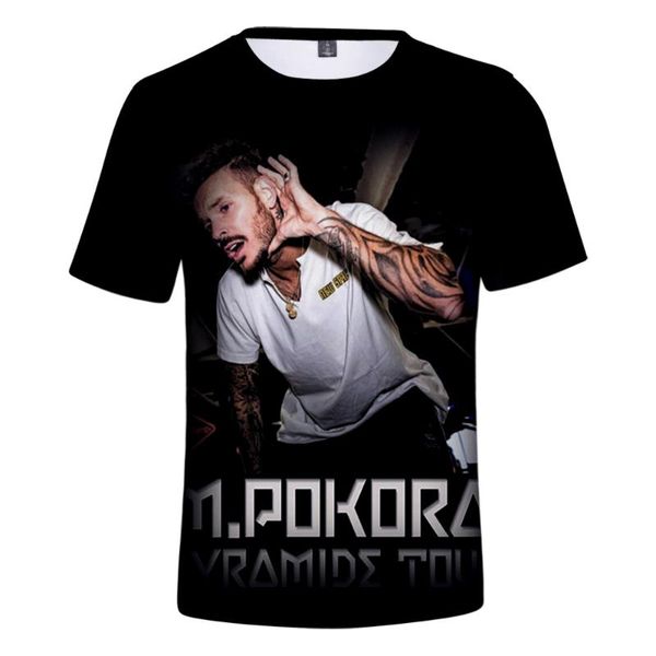 

men's t-shirts personality m. pokora 3d t shirt harajuku men streetwear short sleeve t-shirt oversized, White;black
