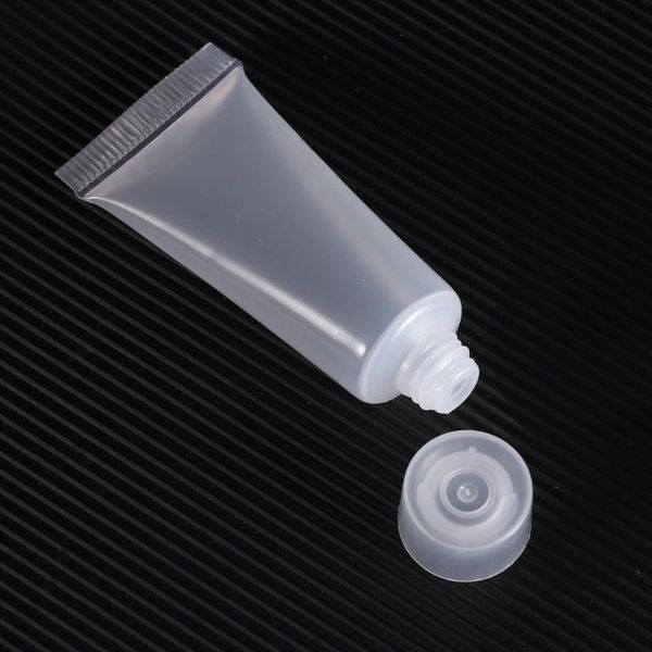 

storage bottles & jars 40pcs refillable travel disposable leakproof plastic tubes sample packing squeezable with screw cap for body
