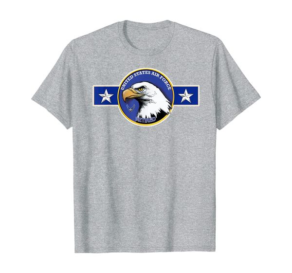 

air force retired brigadier general eagle t-shirt, White;black