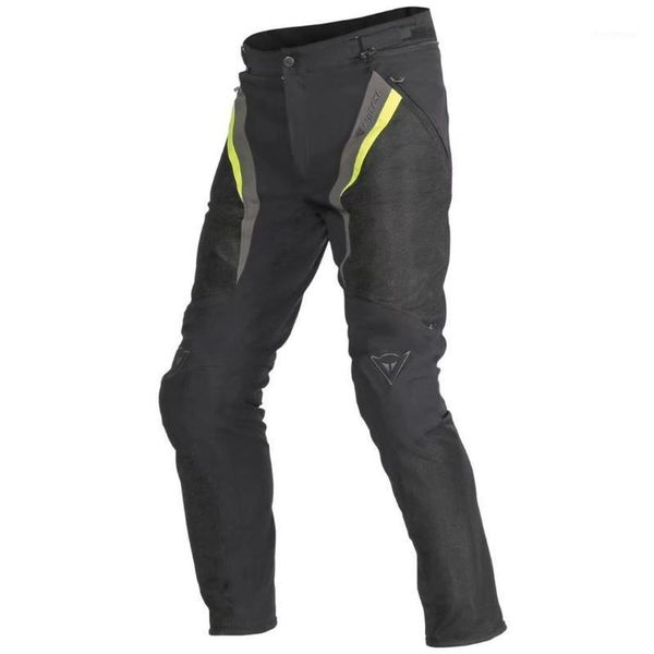 

men's pants 4 colors summer motorcycle riding breathable mesh racing with protectors, Black