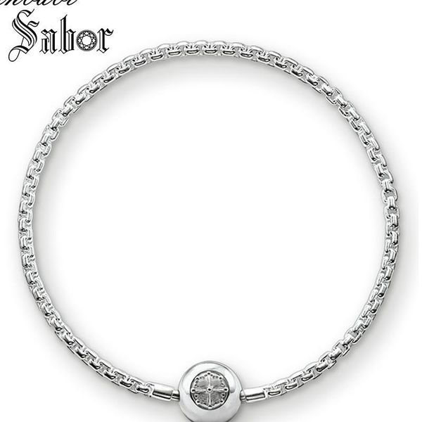 

charm bracelets link chain silver color fashion jewelry for women men gift karma diy bracelet mens, Golden;silver