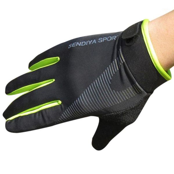 

pair bike bicycle gloves full finger touchscreen men women mtb breathable summer mittens dec889 cycling1, Black