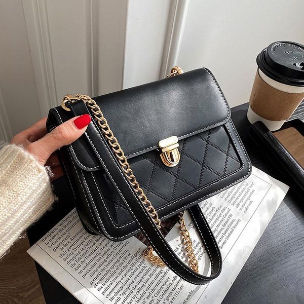 

outdoor bags woman shoulder bag fashionable simple chain messenger luxury designer handbag 2021 female underarm