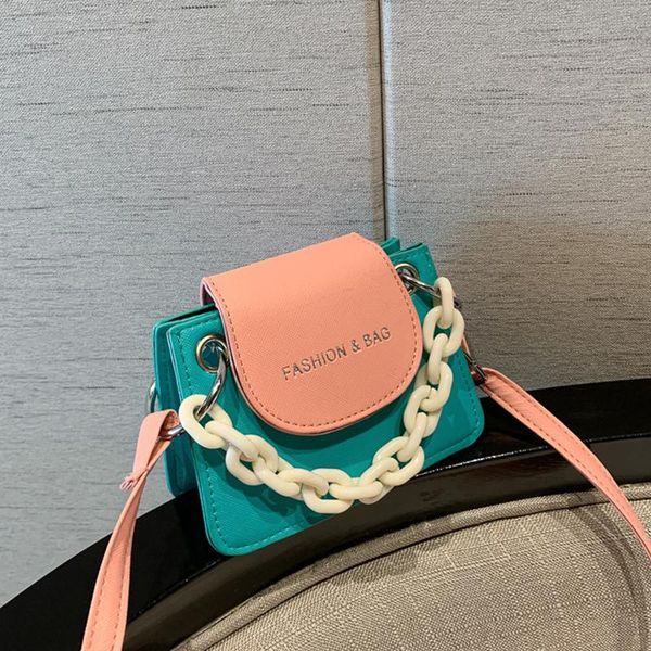 

waist bags trendy fashion hit color messenger bag mini shoulder