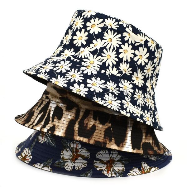 

zebra stripe print basin hat double-sided for women bucket hats summer fisherman cap outdoor travel sunshade, Blue;gray