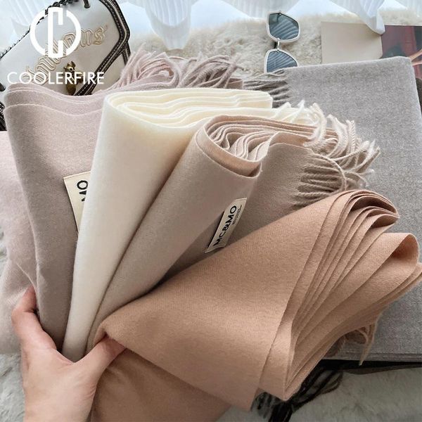 

scarves ladies men solid color winter scarf adults keep warm outdoor knits shawl long wool cashmere women ad2101, Blue;gray