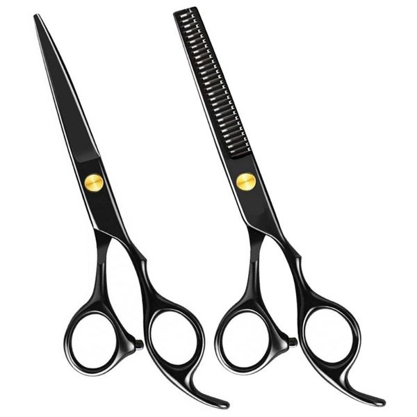 Kit di forbici da parrucchiere professionali Taglio di capelli da barbiere Taglio diradamento parrucchieri per donne Uomini Cesoie da salone Set di strumenti per capelli