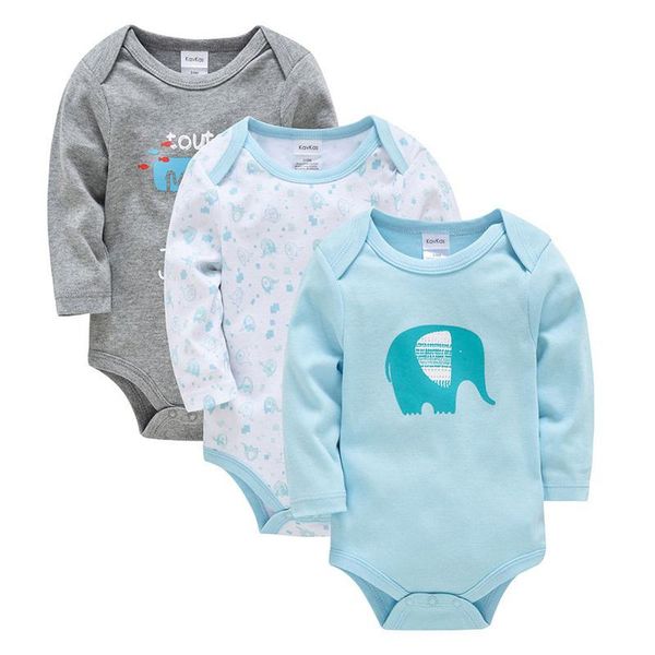 

rompers summer baby cotton casual cute boy girl 3pcs jumpsuit set, Blue