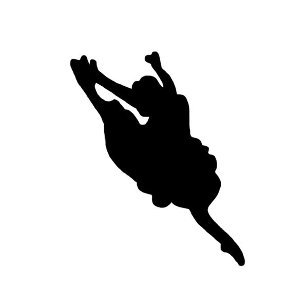 

11*13.5 fashion gymnastics dancing decor car sticker vinyl bumper window